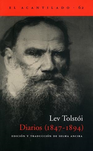 DIARIOS (1847-1894) | 9788495359919 | TOLSTOI, LEV | Librería Castillón - Comprar libros online Aragón, Barbastro
