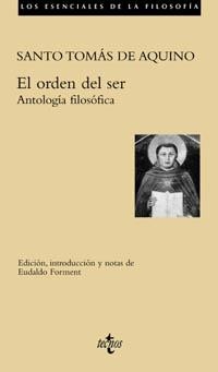ORDEN DEL SER, EL. ANTOLOGIA FISIOLOGICA | 9788430939626 | DE AQUINO, SANTO TOMAS | Librería Castillón - Comprar libros online Aragón, Barbastro