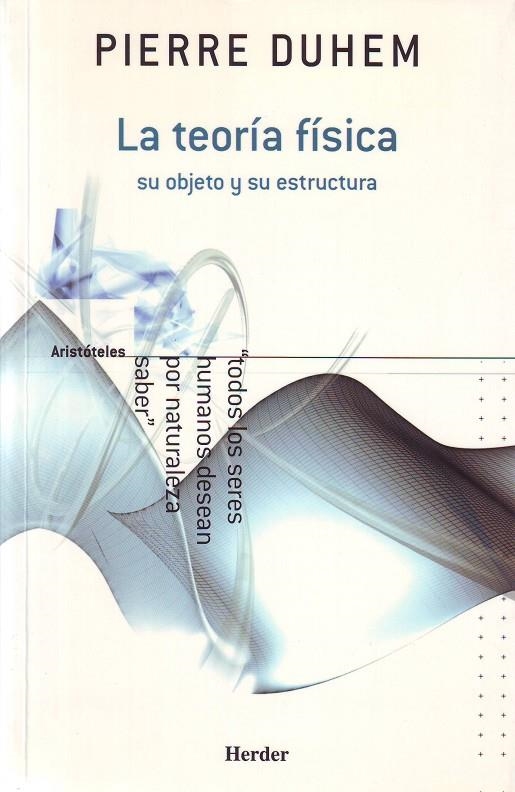 La teoría física | 9788425423055 | Duhem, Pierre | Librería Castillón - Comprar libros online Aragón, Barbastro