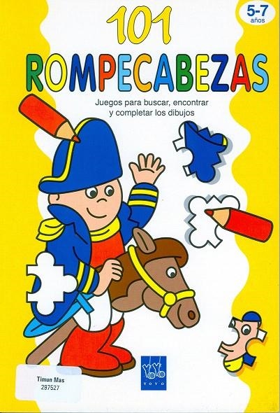 101 ROMPECABEZAS 5-7 AÑOS | 9788448007270 | YOYO | Librería Castillón - Comprar libros online Aragón, Barbastro