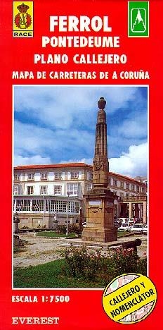 FERROL PONTEDEUME PLANO CALLEJERO / A CAORUÑA MAPA CARRETERA | 9788424137830 | CARTOGRAFÍA EVEREST | Librería Castillón - Comprar libros online Aragón, Barbastro
