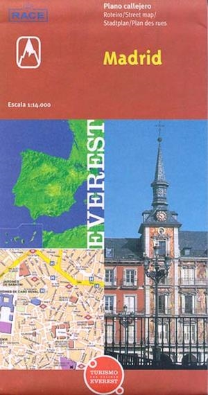 PLANO CALLEJERO DE MADRID | 9788424100940 | Cartografía Everest | Librería Castillón - Comprar libros online Aragón, Barbastro