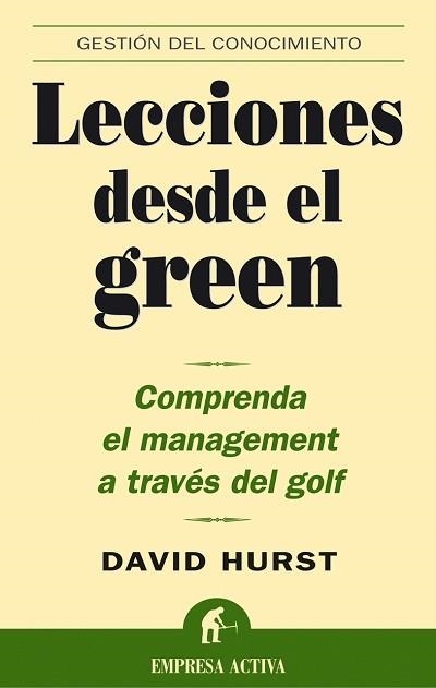 Lecciones desde el green | 9788495787767 | Hurst, David | Librería Castillón - Comprar libros online Aragón, Barbastro