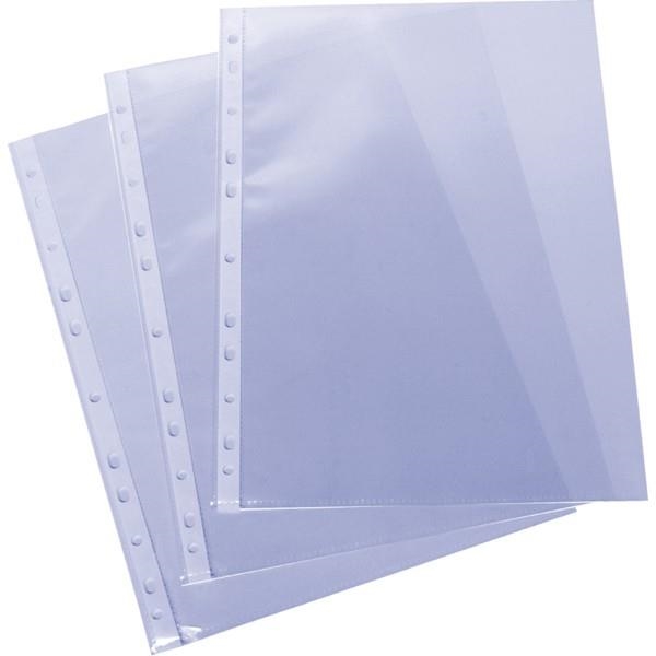 FUNDA  PLÁSTICO MULTITALADRO A4 100UN LISO CRISTAL GALGA EXTRA 05570300 | 8413623557035 | Librería Castillón - Comprar libros online Aragón, Barbastro