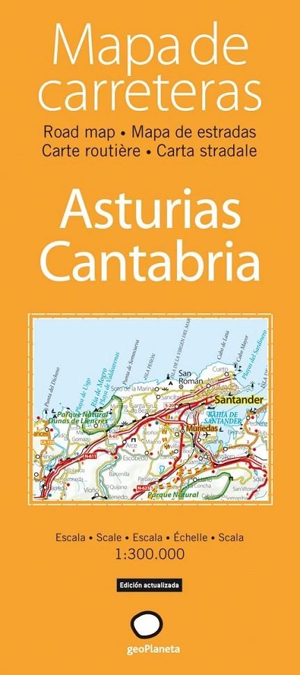 MAPA DE CARRETERAS ASTURIAS Y CANTABRIA | 9788408077855 | Librería Castillón - Comprar libros online Aragón, Barbastro