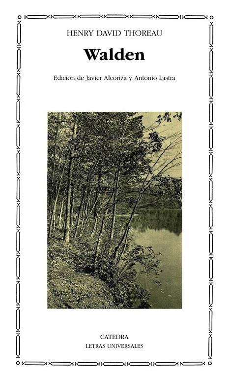 WALDEN (LU) | 9788437622125 | Thoreau, Henry David | Librería Castillón - Comprar libros online Aragón, Barbastro