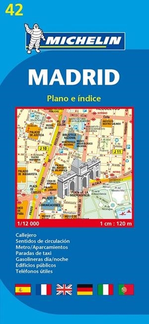 MADRID PLANO E INDICE MICHELIN 42 | 9782067127685 | Librería Castillón - Comprar libros online Aragón, Barbastro