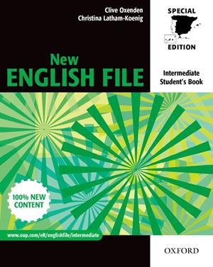 New english file intermediate student's book for spain | 9780194518017 | Varios autores | Librería Castillón - Comprar libros online Aragón, Barbastro