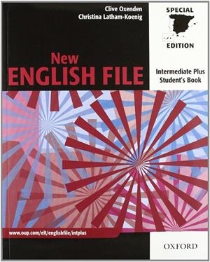 NEW ENGLISH FILE INTERMEDIATE PLUS + KEY ED.09 (PACK) | 9780194519700 | Clive Oxenden/Cristina Latham Koenig | Librería Castillón - Comprar libros online Aragón, Barbastro