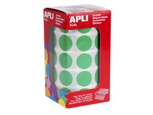 GOMETS REDONDOS 20MM VERDE APLI 4862 | 8410782048626 | Librería Castillón - Comprar libros online Aragón, Barbastro