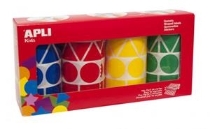 GOMETS MAXI GRANDES (pack 4 rollos azul, rojo, amarillo, verde, formas surtidas) | 8410782107538 | Librería Castillón - Comprar libros online Aragón, Barbastro