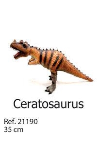 FIGURA DINOSAURIO LATEX CERATOSAURUS | 6901112003337 | Librería Castillón - Comprar libros online Aragón, Barbastro