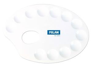 PALETA PLÁSTICO OVALADA 20X14.5CM MILAN | 8411574037552 | Librería Castillón - Comprar libros online Aragón, Barbastro