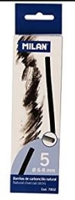 CARBONCILLO NATURAL 6-8MM 5 BARRITAS 7802 | 8411574078029 | Librería Castillón - Comprar libros online Aragón, Barbastro