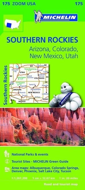 Mapa Zoom USA Southern Rockies - Michelin 175 | 9782067190887 | Michelin | Librería Castillón - Comprar libros online Aragón, Barbastro