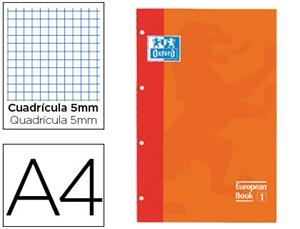 RECAMBIO A4 4T 80H CDL 5MM OXFORD SCHOOL NARANJA FLUOR | 3020120058559 | Librería Castillón - Comprar libros online Aragón, Barbastro