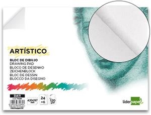 BLOC DIBUJO LIDERPAPEL ARTISTICO ENCOLADO 297X420MM 30H 120GR SIN RECUADRO A3 | 8423473742895 | Librería Castillón - Comprar libros online Aragón, Barbastro