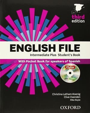 English file 3ed. intermediate plus pack student's book + Itutor + CD + workbook without key  | 9780194558228 | Varios autores | Librería Castillón - Comprar libros online Aragón, Barbastro