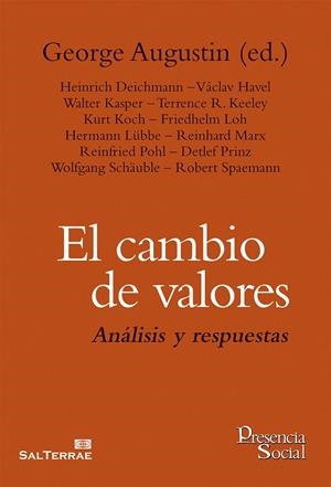 El cambio de valores | 9788429322088 | Augustin (ed.), George | Librería Castillón - Comprar libros online Aragón, Barbastro