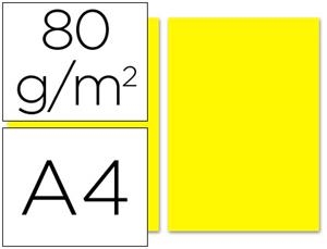 PAPEL A4 80GR 100H COLOR AMARILLO LIDERPAPEL | 8423473282582 | Librería Castillón - Comprar libros online Aragón, Barbastro