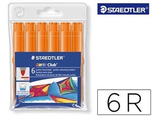 MARCADORES STAEDTLER NORIS CLUB 6 PZ NARANJA 340 WP6-4 | 4007817340264 | Librería Castillón - Comprar libros online Aragón, Barbastro