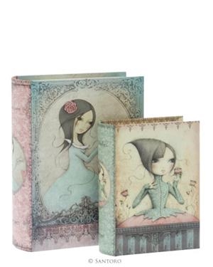 CAJA FORMA LIBRO 11X5X17CM SANTORO 411EC03 ALL FOR LOVE MIRABELLE  | 5018997406069 | Librería Castillón - Comprar libros online Aragón, Barbastro