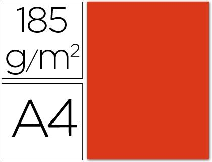 CARTULINA A4 185GR 50H GUARRO IRIS 14 ROJO TOMATE | 3148950401618 | Librería Castillón - Comprar libros online Aragón, Barbastro