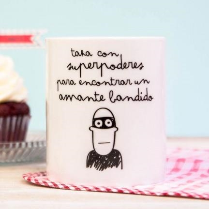 TAZA CON SUPERPODERES PARA ENCONTRAR UN AMANTE BANDIDO | 8436547180172 | MR WONDERFUL | Librería Castillón - Comprar libros online Aragón, Barbastro