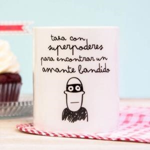 TAZA CON SUPERPODERES PARA ENCONTRAR UN AMANTE BANDIDO | 8436547180172 | MR WONDERFUL | Librería Castillón - Comprar libros online Aragón, Barbastro