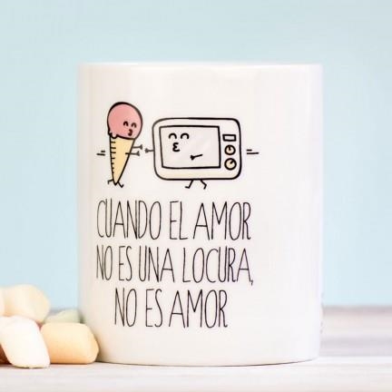 TAZA CUANDO EL AMOR NO ES LOCURA NO ES AMOR | 8436547181568 | MR WONDERFUL | Librería Castillón - Comprar libros online Aragón, Barbastro