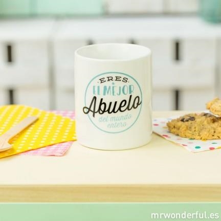 TAZA ERES EL MEJOR ABUELO DEL MUNDO ENTERO | 8436547186617 | MR WONDERFUL | Librería Castillón - Comprar libros online Aragón, Barbastro