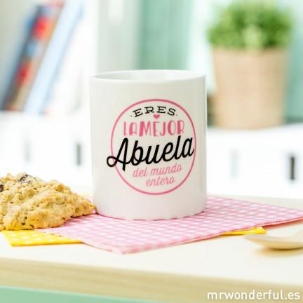 TAZA ERES LA MEJOR ABUELA DEL MUNDO ENTERO | 8436547186624 | MR WONDERFUL | Librería Castillón - Comprar libros online Aragón, Barbastro