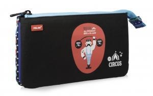 PORTATODO TRES CREMALLERAS MILAN CIRCUS II AZUL 081133CRBR | 8411574056614 | Librería Castillón - Comprar libros online Aragón, Barbastro