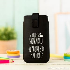 FUNDA NEGRA UNIVERSAL XXL SI PUEDES SOÑARLO PUEDES HACERLO | 8426801124202 | MR WONDERFUL | Librería Castillón - Comprar libros online Aragón, Barbastro