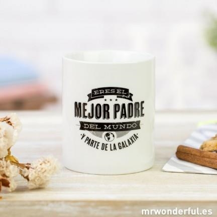 TAZA ERES EL MEJOR PADRE DEL MUNDO Y PARTE DE LA GALAXIA | 8436547181148 | MR WONDERFUL | Librería Castillón - Comprar libros online Aragón, Barbastro