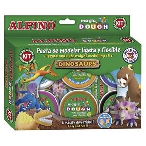 ALPINO MAGIC DOUGH 6x40 GR DINOSAURIOS DP000140 | 8413240544555 | Librería Castillón - Comprar libros online Aragón, Barbastro