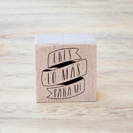 SELLO MEDIANO ERES LO MAS PARA MI (madera) | 8436547182015 | MR WONDERFUL | Librería Castillón - Comprar libros online Aragón, Barbastro