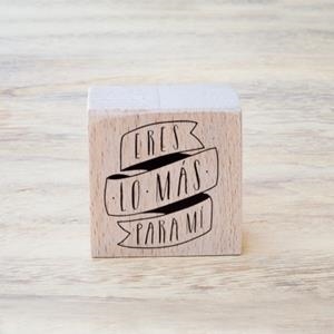 SELLO MEDIANO ERES LO MAS PARA MI (madera) | 8436547182015 | MR WONDERFUL | Librería Castillón - Comprar libros online Aragón, Barbastro