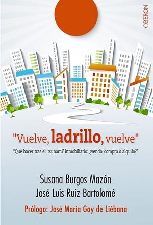 Vuelve, ladrillo, vuelve | 9788441536845 | Burgos Mazón, Susana/Ruiz Bartolomé, José Luis | Librería Castillón - Comprar libros online Aragón, Barbastro