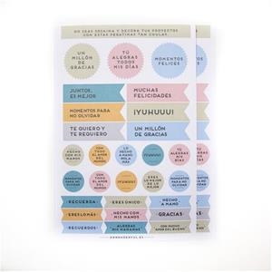 PACK 2 HOJAS DE PEGATINAS WONDER A COLOR  | 8436547182053 | MR WONDERFUL | Librería Castillón - Comprar libros online Aragón, Barbastro