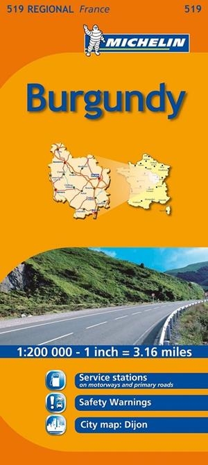 Mapa Regional Burgundy | 9782067135277 | Varios autores | Librería Castillón - Comprar libros online Aragón, Barbastro