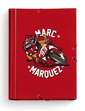 CARPETA SOLAPAS Fº MARC MARQUEZ 93  ROJO 20722 | 8422593207222 | Librería Castillón - Comprar libros online Aragón, Barbastro