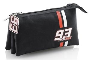 PORTATODO TRIPLE NEGRO  MARC MARQUEZ 93 18165 | 9999900007350 | Librería Castillón - Comprar libros online Aragón, Barbastro