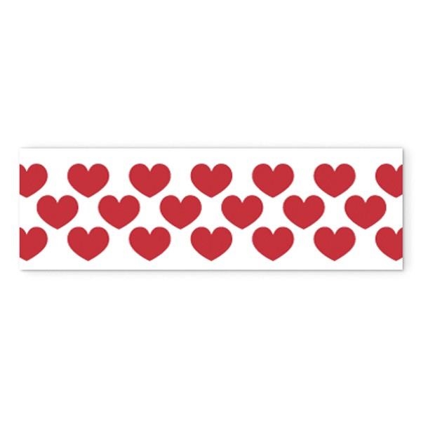 WASHI TAPE 15MMX10M CORAZONES ROJOS | 8413623712397 | Librería Castillón - Comprar libros online Aragón, Barbastro