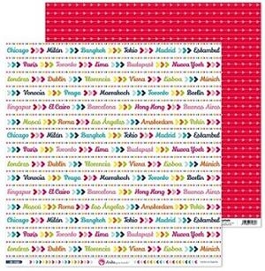 PAPEL SCRAP 30,5X30,5CM DE VIAJE CIUDADES | 8413623714353 | Librería Castillón - Comprar libros online Aragón, Barbastro