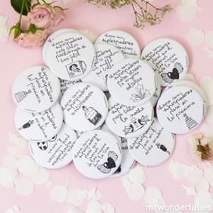 CHAPAS CON SUPERPODERES PARA BODAS (ESTUCHE 20 CHAPAS) | 8436547180431 | MR WONDERFUL | Librería Castillón - Comprar libros online Aragón, Barbastro