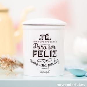 TAZA DE TE PARA SER FELIZ COMO UNA PERDIZ | 8436547180103 | MR WONDERFUL | Librería Castillón - Comprar libros online Aragón, Barbastro