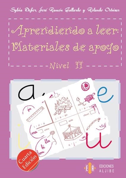 Aprendiendo a leer : Materiales de apoyo. Nivel 2 | 9788497001984 | Defior Citoler, Sylvia; Gallardo Ruiz, José Ramón; Ortúzar Sanz, Rolando | Librería Castillón - Comprar libros online Aragón, Barbastro