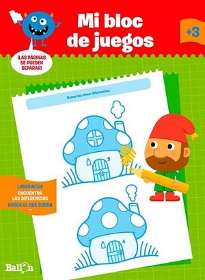 Mi bloc de juegos a partir de 3 años | 9789037496697 | Ballon | Librería Castillón - Comprar libros online Aragón, Barbastro