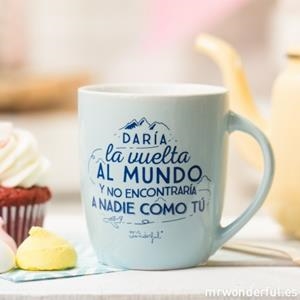 TAZA DARIA LA VUELTA AL MUNDO Y NO ENCONTRARIA A NADIE COMO TU | 8436547191642 | MR WONDERFUL | Librería Castillón - Comprar libros online Aragón, Barbastro